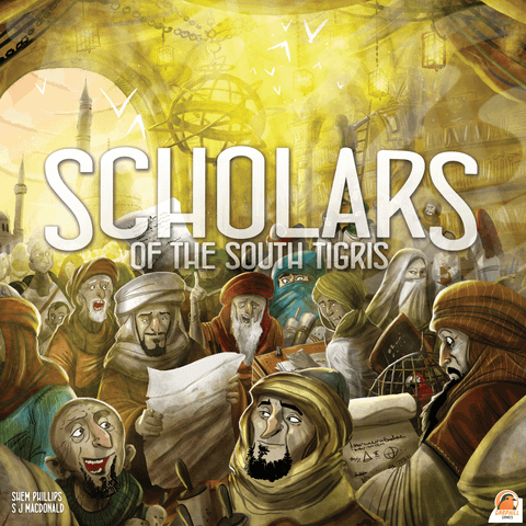 Scholars of the South Tigris board game box front