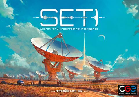 SETI: Search for Extraterrestrial Intelligence board game box front
