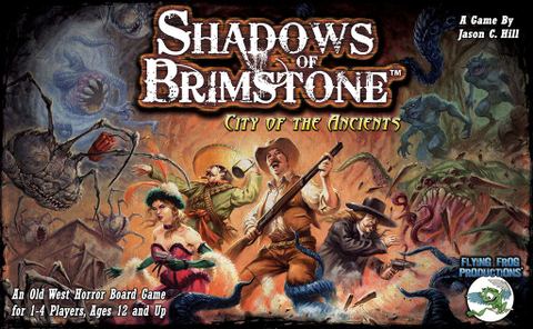 Shadows of Brimstone: City of the Ancients board game box front