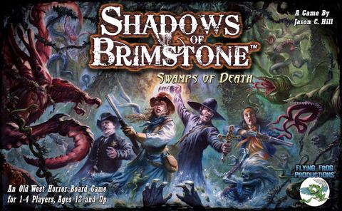 Shadows of Brimstone: Swamps of Death board game box front