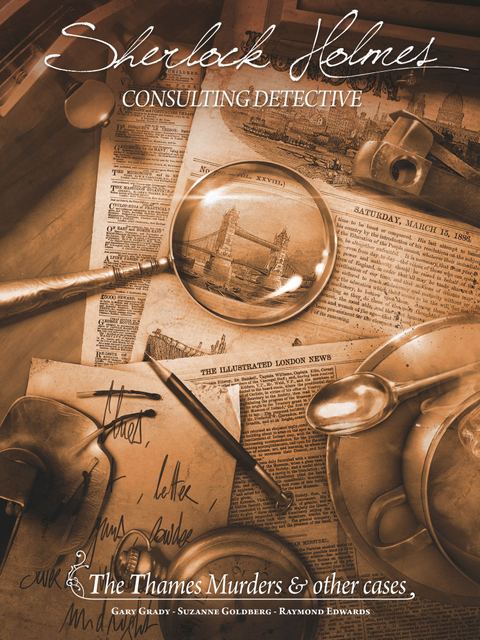 Sherlock Holmes Consulting Detective: The Thames Murders & Other Cases board game box front