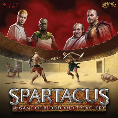 Spartacus: A Game of Blood and Treachery board game box front