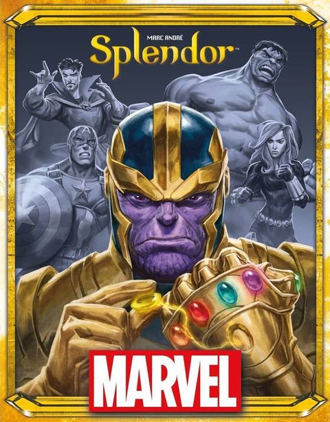 Splendor: Marvel board game box front