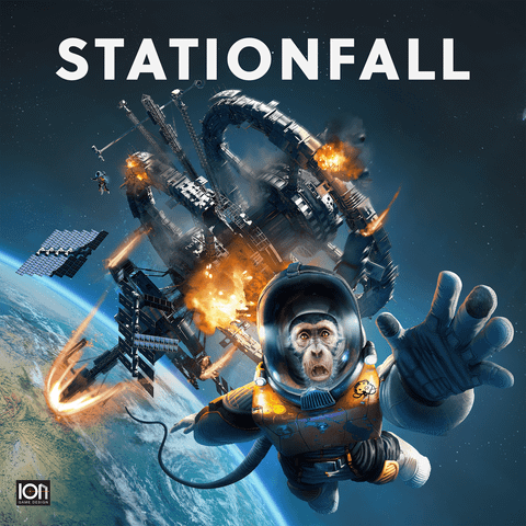 Stationfall board game box front
