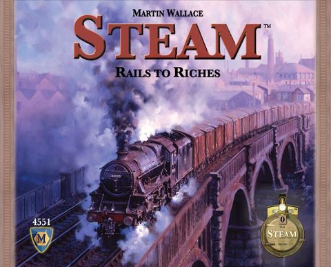 Steam board game box front