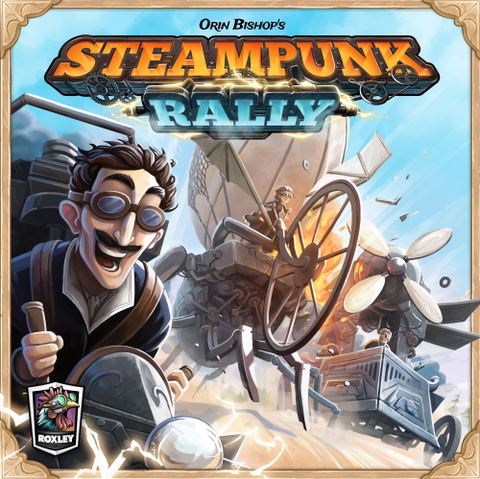 Steampunk Rally board game box front