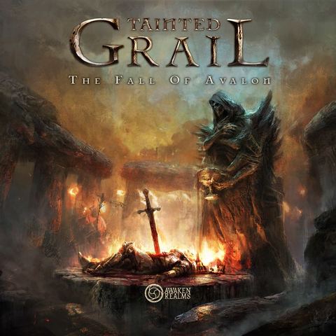 Tainted Grail: The Fall of Avalon board game box front