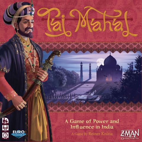 Taj Mahal board game box front