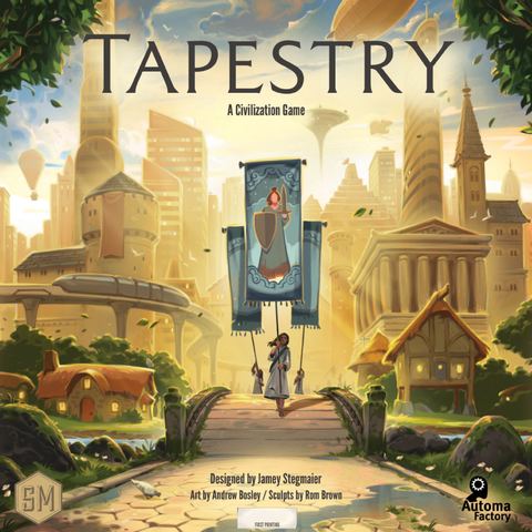 Tapestry board game box front