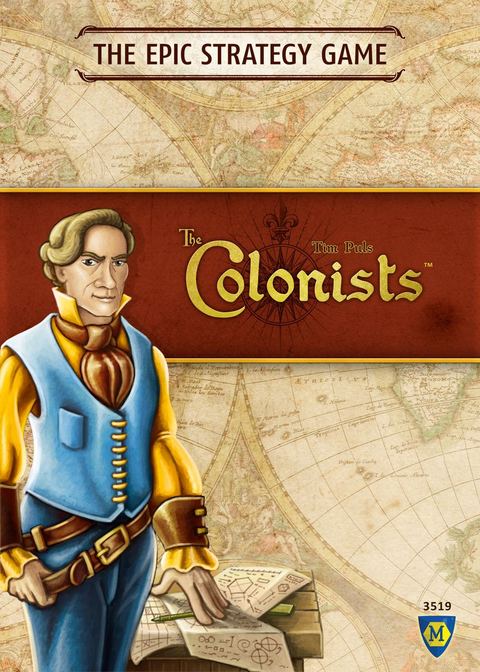 The Colonists board game box front