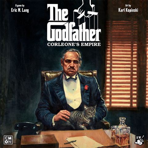 The Godfather: Corleone's Empire board game box front