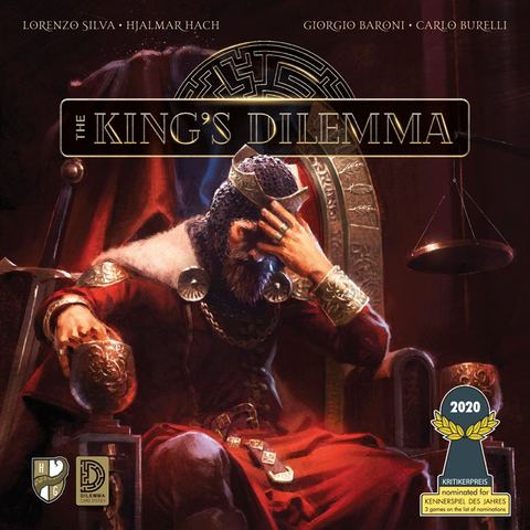The King's Dilemma board game box front