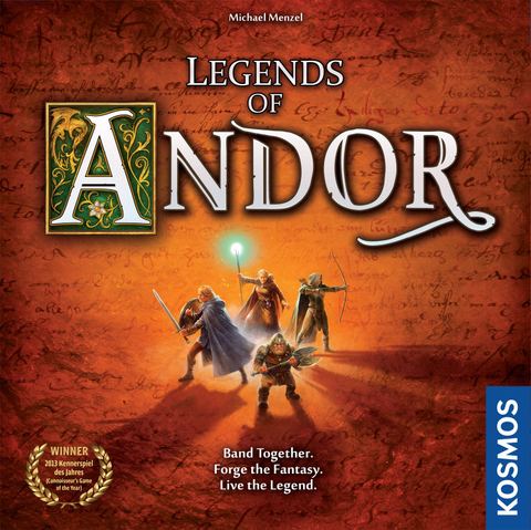 Legends of Andor board game box front