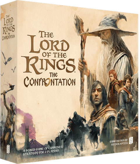 The Lord of the Rings: The Confrontation board game box front