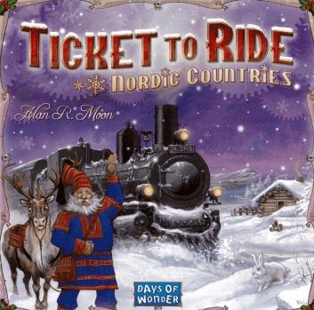 Ticket to Ride: Nordic Countries board game box front