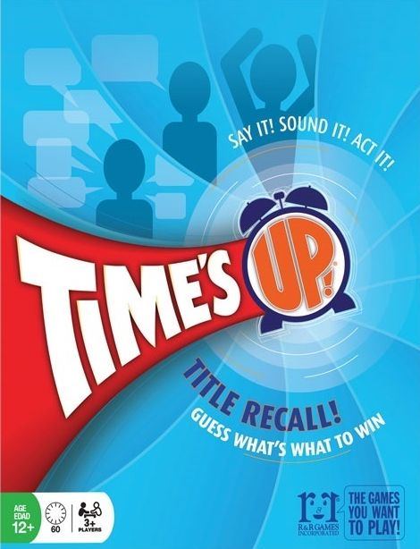 Time's Up! Title Recall! board game box front