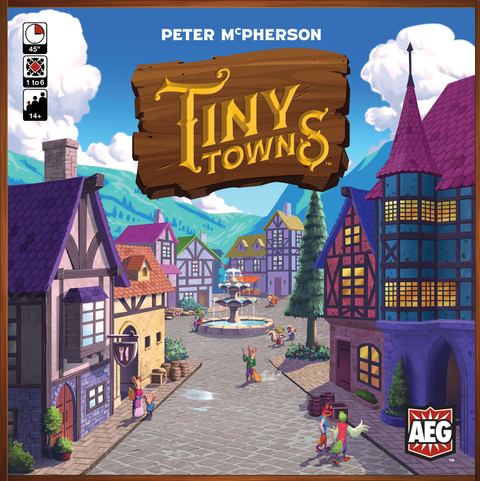 Tiny Towns board game box front