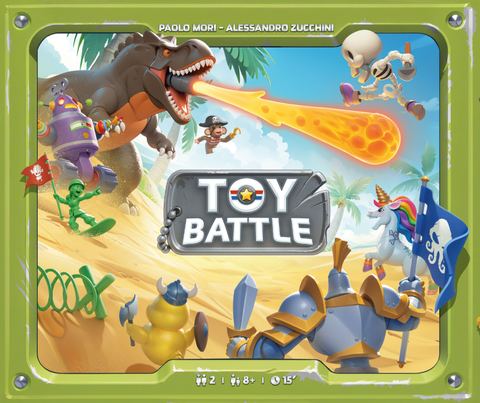 Toy Battle board game box front