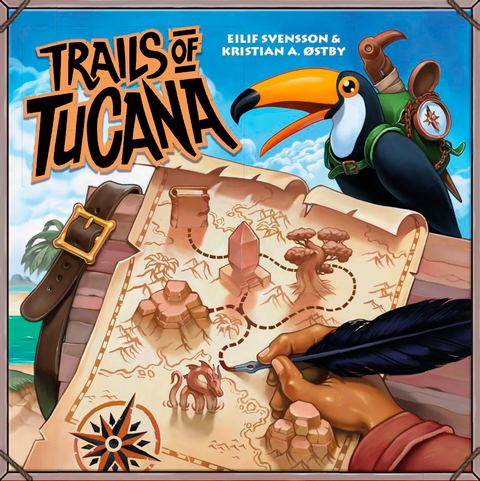 Trails of Tucana board game box front
