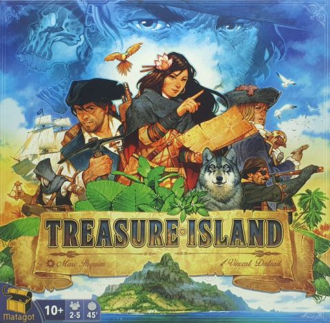 Treasure Island board game box front