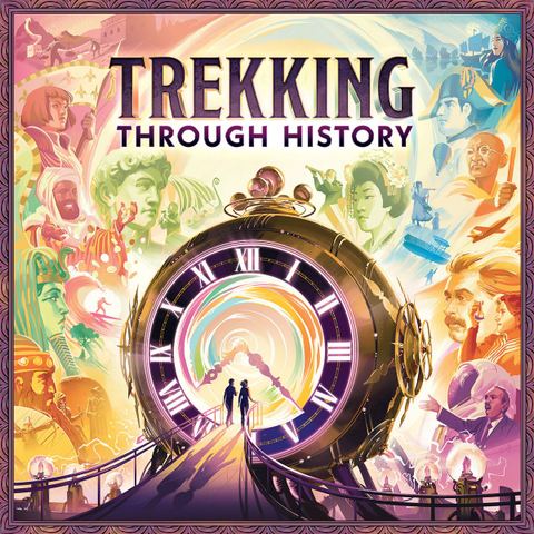 Trekking Through History board game box front