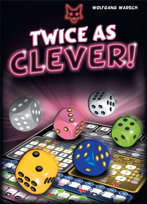 Twice as Clever! board game box front