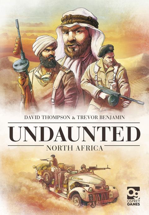 Undaunted: North Africa board game box front