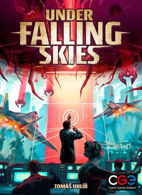 Under Falling Skies board game box front