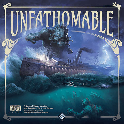 Unfathomable board game box front