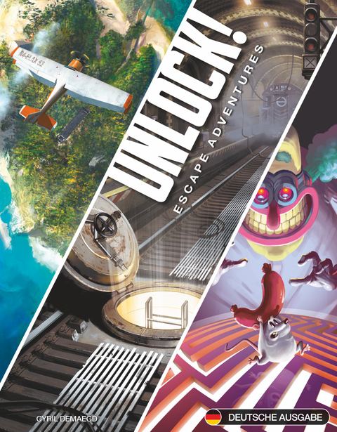 Unlock!: Escape Adventures board game box front