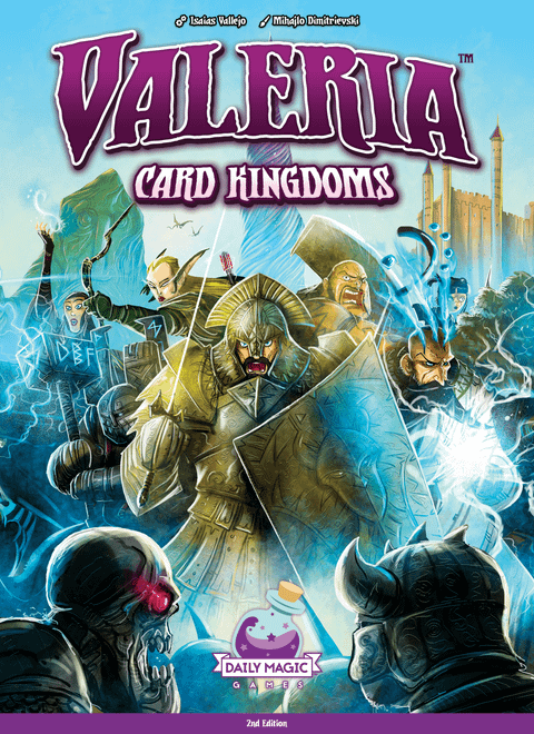 Valeria: Card Kingdoms board game box front