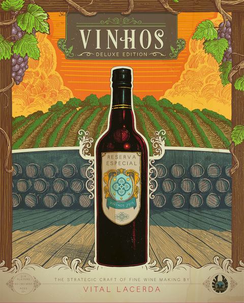 Vinhos: Deluxe Edition board game box front
