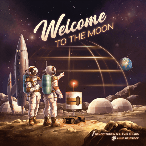 Welcome to the Moon board game box front