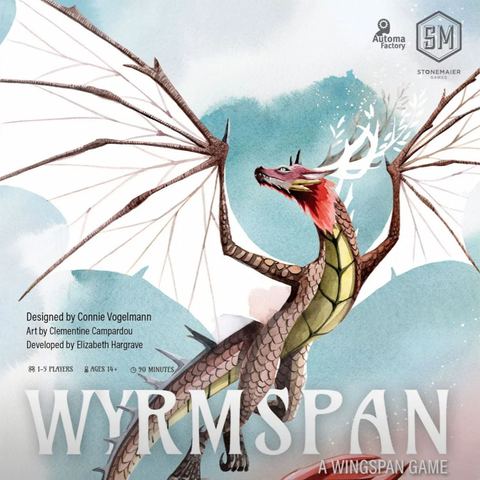 Wyrmspan board game box front