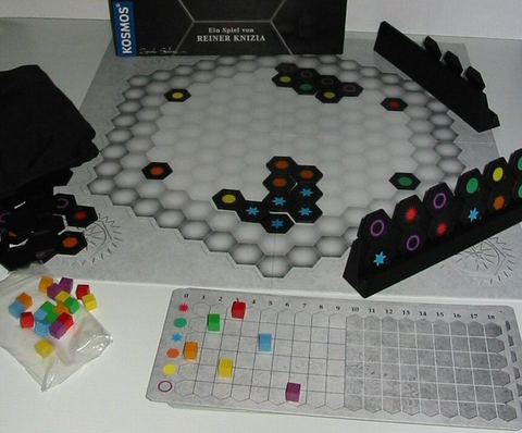 Boardgame Einfach genial, Kosmos, Autor: Rainer Knizia