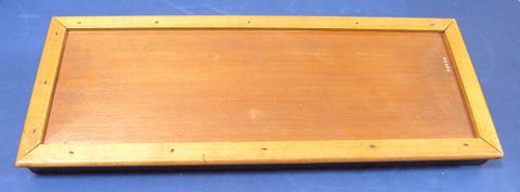 Cribbage board.