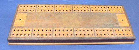 Cribbage board.