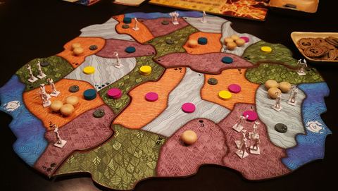 Mission completed in board game Spirit Island