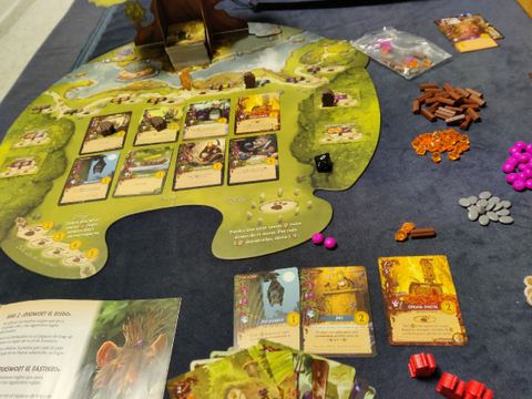 Partida al juego de mesa Everdell