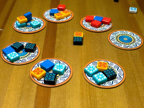 Gameplay of Spiel des Jahres winner "Azul".