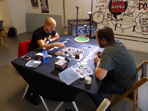 Final del Star Wars: X-Wing Miniatures Game en Madrid (España).