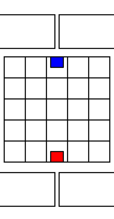 Spielplan von Onitama