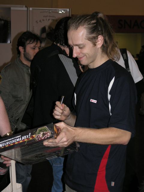 Michał Oracz autor hry Neuroshima Hex (Essen Spiel'07)