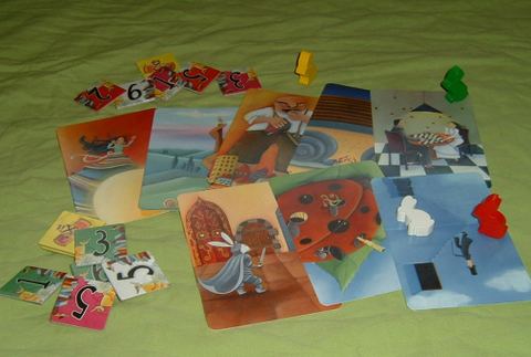 Dixit card game components