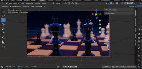 Ajedrez - Blender- Barcelona - Youtube - Animación - 08FILMS