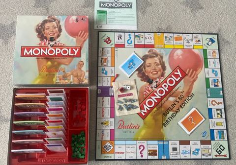 Butlins 80th anniversary (2016) Monopoly edition