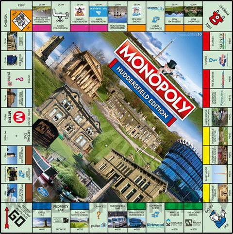 Huddersfield (announced 2018) Monopoly edition