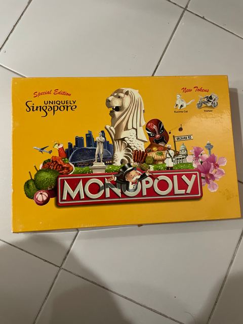 Uniquely Singapore Edition Monopoly edition
