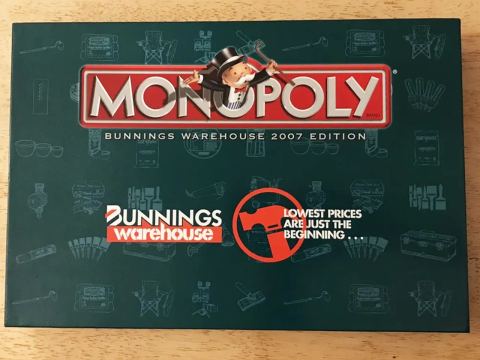 Bunnings Warehouse Edition Monopoly edition