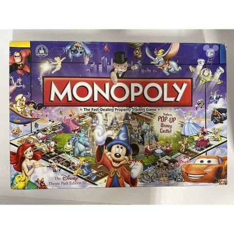 Disney Theme Park III Edition Monopoly edition